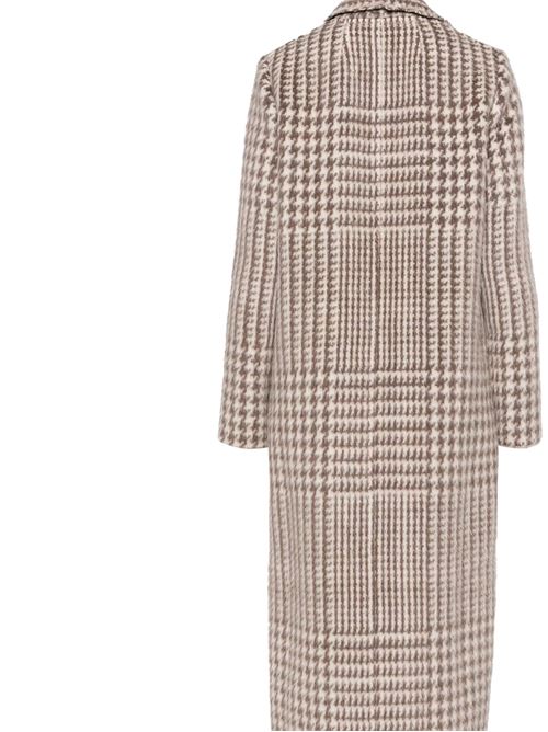 Beige/brown virgin wool coat FORTE FORTE | 13205NATURALE